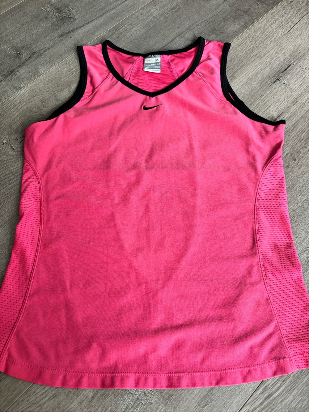 Nike Women’s Hot Pink Athletic Tank with Black Trim
